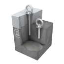 ABS-Lock III-B-0-100 zum Einkleben in Beton, ohne...