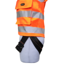 Funcke Typ Warnweste Der Auffanggurt für hohe Sichtbarkeit ( orange)